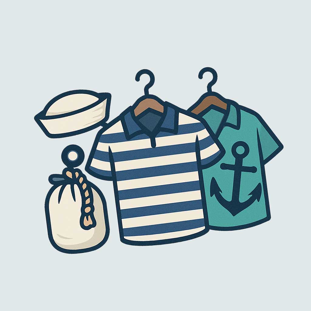 Vestiti in stile Marine